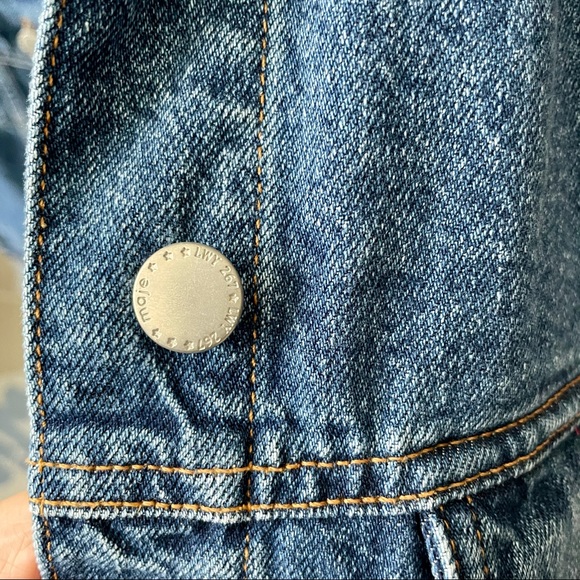 Maje DENIM TROMPE L’OEIL JACKET - Picture 13 of 16